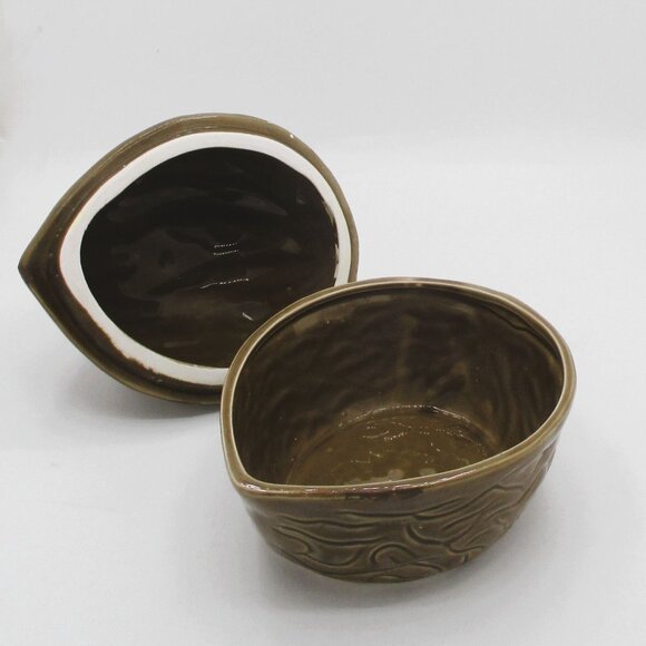 Vintage 1982 Houston Foods Ceramic Squirrel & Acorn Dish With Lid - Picture 2 of 6